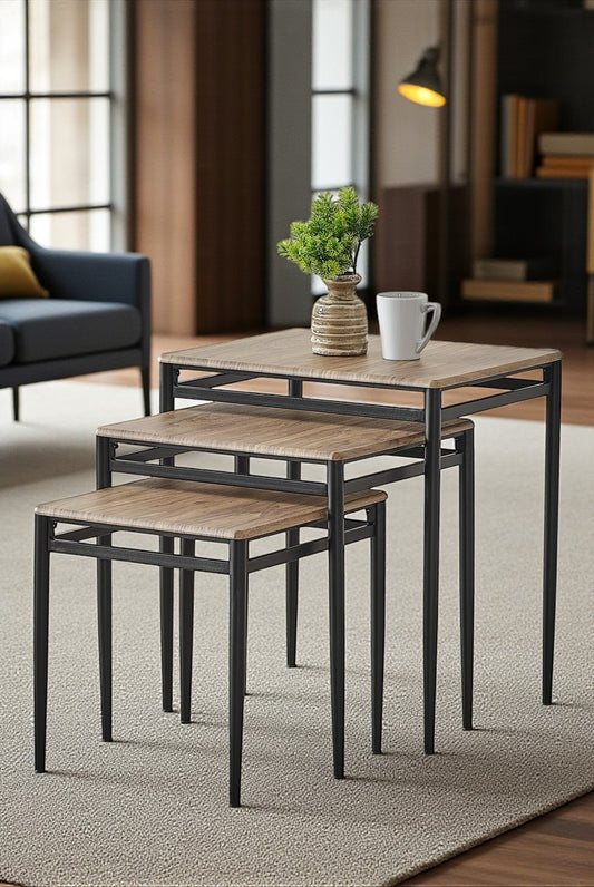 Diva Serisi 1. Sınıf Mebran MDF 3’lü Zigon Sehpa Takımı