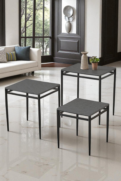 Diva Serisi 1. Sınıf Mebran MDF 3’lü Zigon Sehpa Takımı